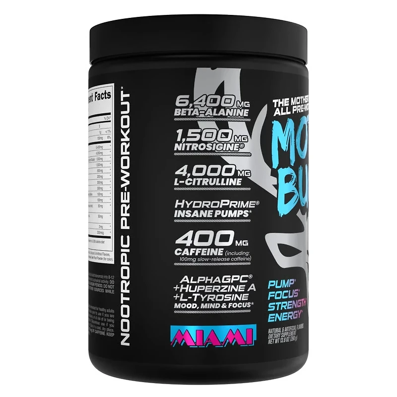 Bucked Up Mother Bucker Pre-Workout Miami