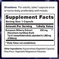 VW Bilberry Fruit 1000mg 90sfg