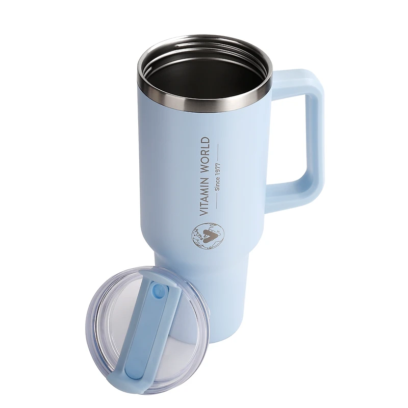 VW Tumbler with Straw Blue 40oz