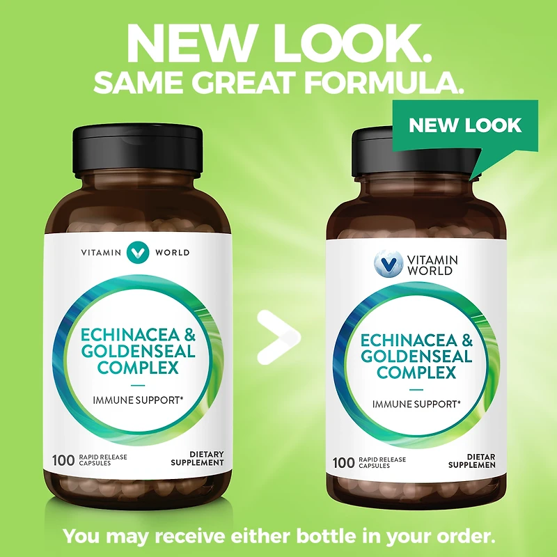 Echinacea & Goldenseal Complex 100 Rapid Release Capsules