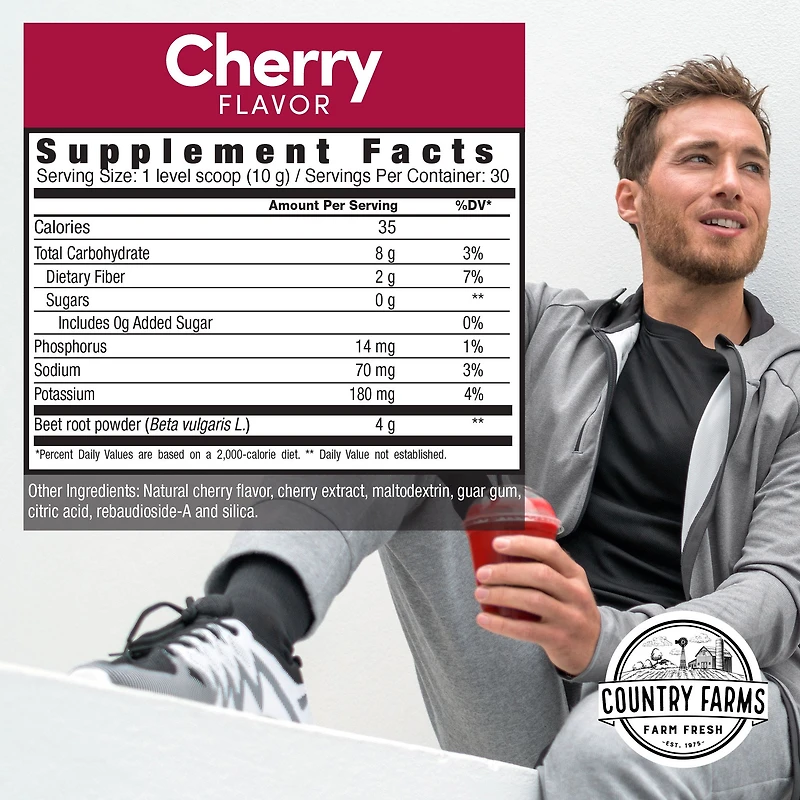 Country Farms Bountiful Beets Powder - Cherry