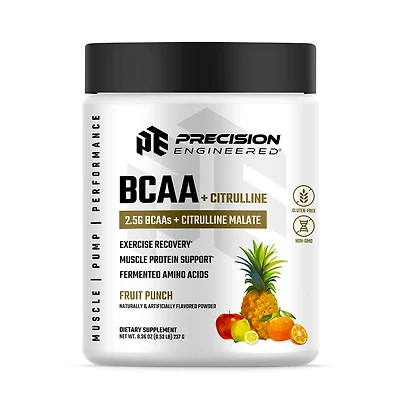 BCAA + Citrulline - Fruit Punch (30 Servings)
