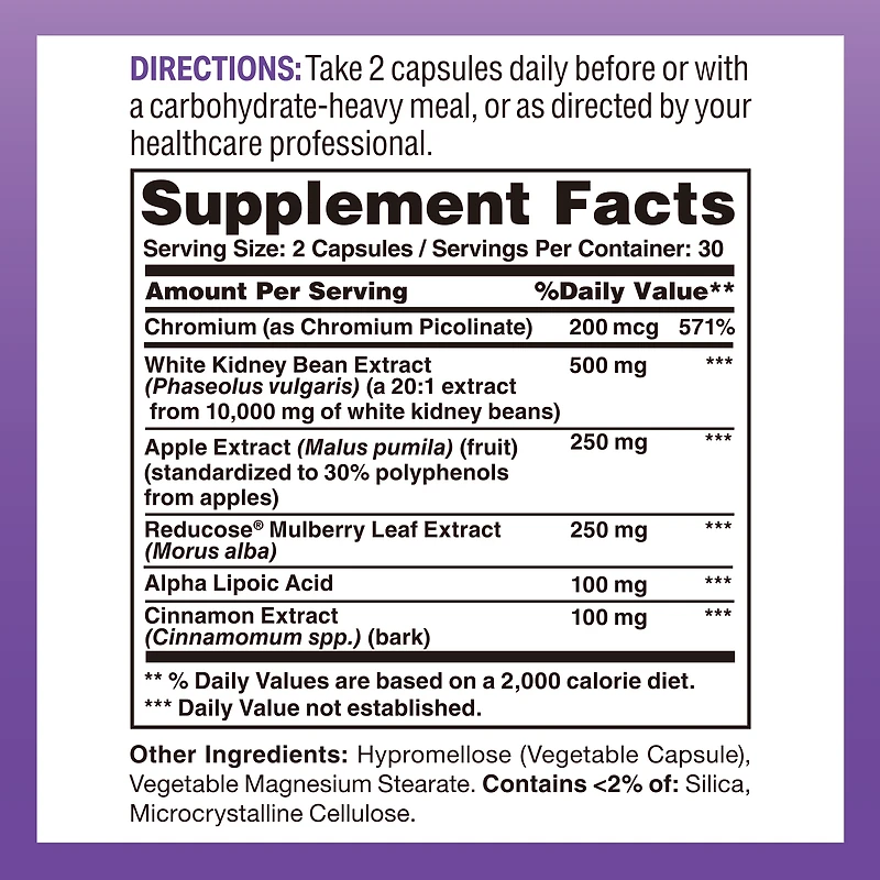 Vitamin World - Reducoslim™ with Reducose® - 60 Vegetarian Capsules