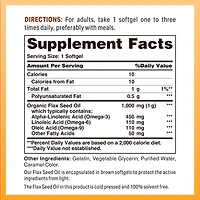 Flax Seed Oil 1,000 mg.