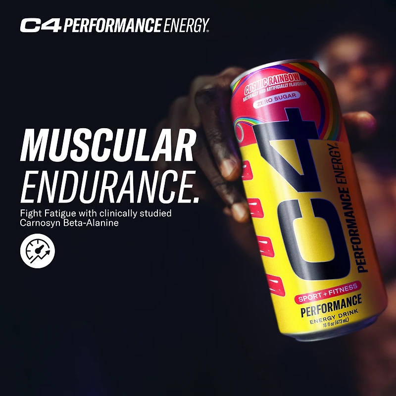 C4 Energy Carbonated Cosmic Rainbow 16oz
