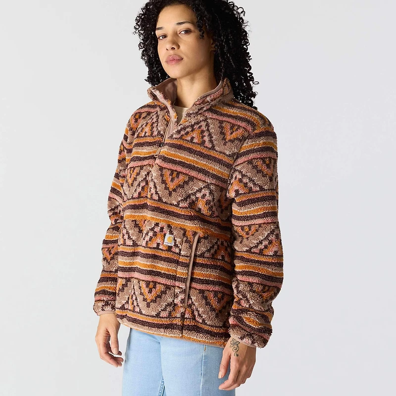 Women's Loose Fit Fleece Pullover - 3 Warmest Rating