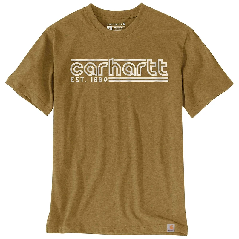 Relaxed Fit Lightweight Short-Sleeve Logo Graphic T-Shirt