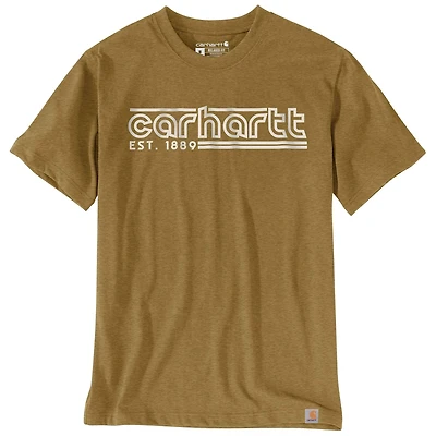 Relaxed Fit Lightweight Short-Sleeve Logo Graphic T-Shirt
