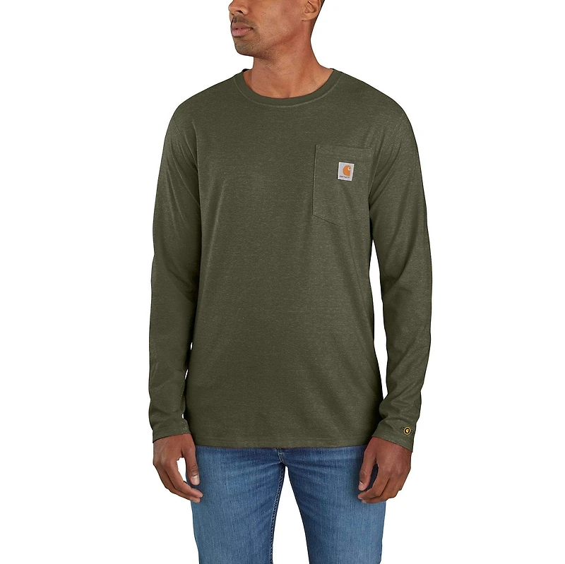 Carhartt Force® Relaxed Fit Long-Sleeve Pocket T-Shirt