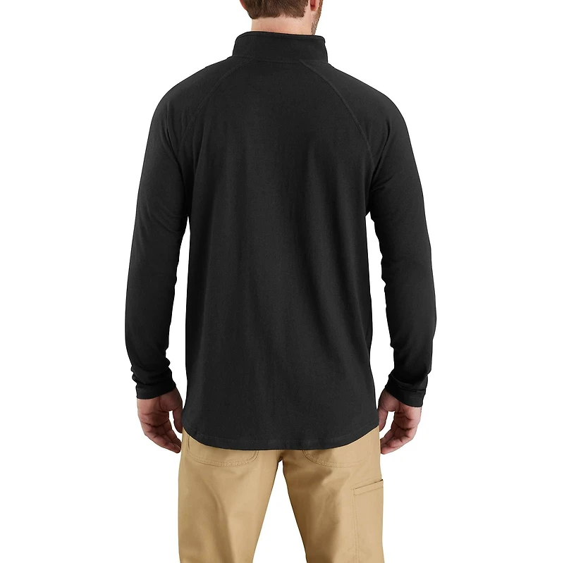 Carhartt Force® Relaxed Fit Midweight Long-Sleeve Quarter-Zip Mock-Neck T-Shirt
