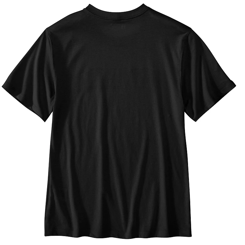 Relaxed Fit Lightweight Short-Sleeve Script Graphic T-Shirt
