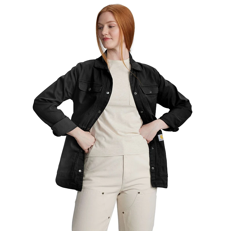 Women's TENCEL™ Fiber Series Relaxed Fit Canvas Coat - 1 Warm Rating