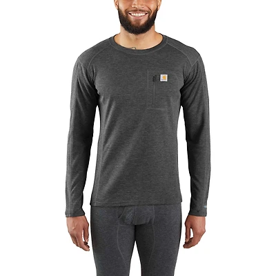 Men's Base Layer Thermal Shirt - Carhartt Force® Heavyweight Synthetic-Wool Blend