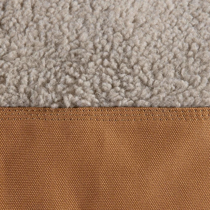 Large Firm Duck Sherpa Top Dog Bed