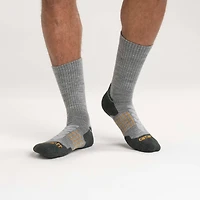 Midweight Synthetic-Merino Wool Blend Trail Crew Sock