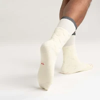 Twin Knit Heavyweight Diamond Plate Crew Sock