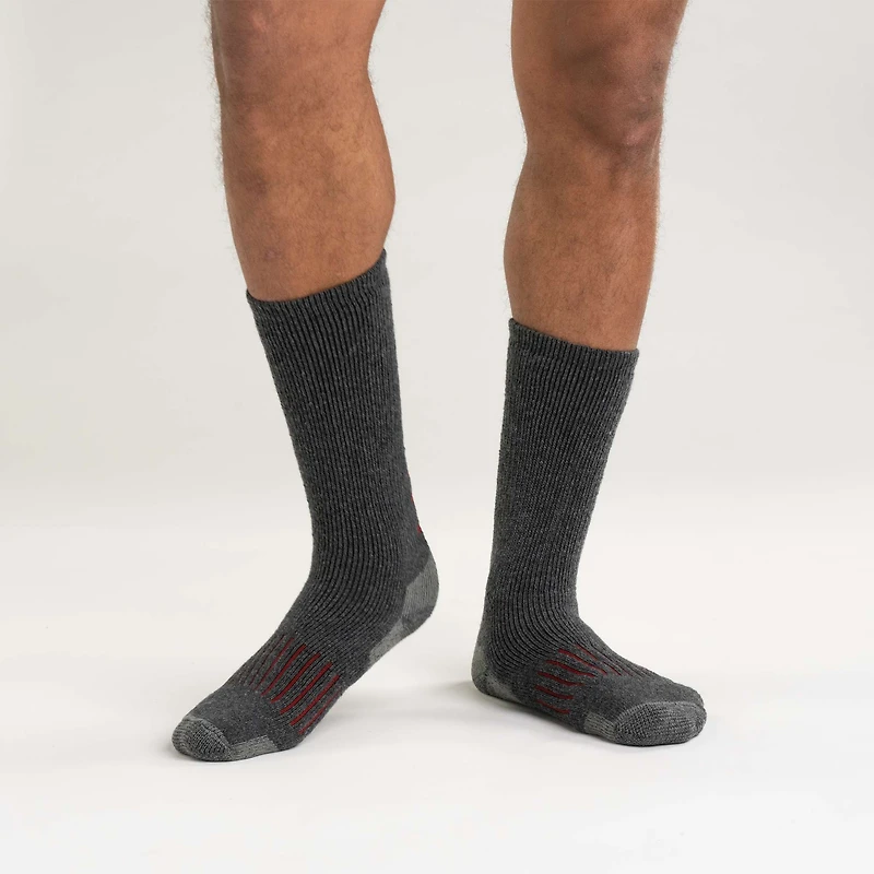 Midweight Synthetic-Wool Blend Logo Crew Sock 2-Pack