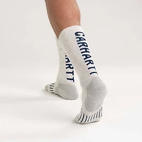 Midweight Synthetic-Wool Blend Logo Crew Sock 2-Pack