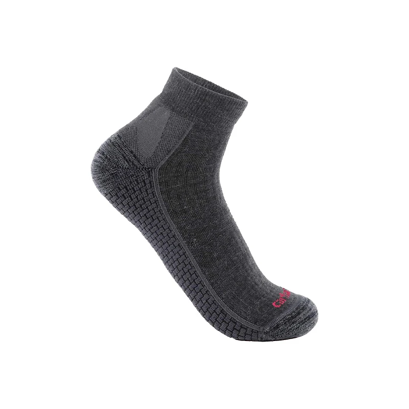 Women's Carhartt Force® Grid Midweight Merino Wool Blend Quarter Sock