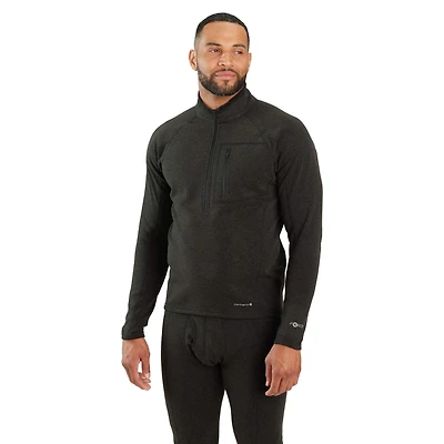 Carhartt Force® Heavyweight Synthetic Wool-Blend Fleece Base Layer Quarter-Zip Top
