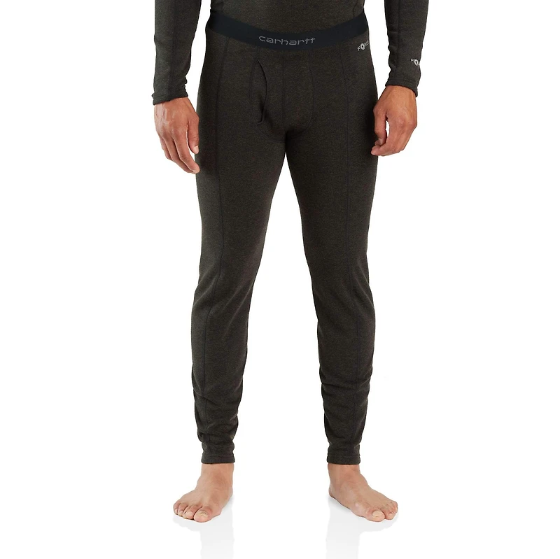 Men's Base Layer Thermal Pants - Carhartt Force® Heavyweight Synthetic Wool-Blend Fleece