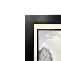 Home Black Flat Frame with Beveled Mat by Studio Décor®