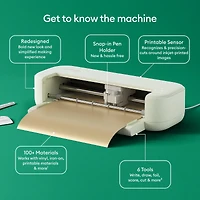 Cricut Explore® 5 in Teal & Essential Bundle with Digital Content