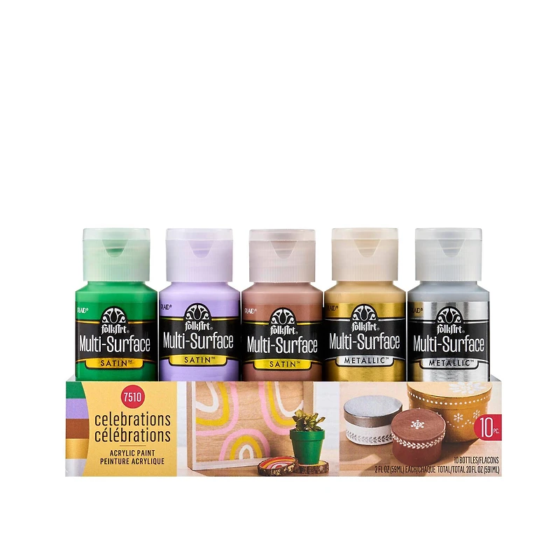FolkArt® Celebrations Multi-Surface Acrylic Paint