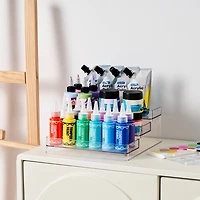 12 Pack: Clear 3-Tier Storage Shelf Organizer by Simply Tidy®