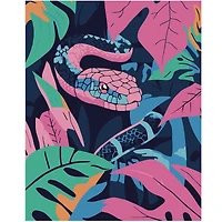 Pink Jungle Animals Paint Marker-by-Number Kit by Artist's Loft®