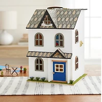 6 Pack: 13" Wood 2-Story Dollhouse by Make Market®