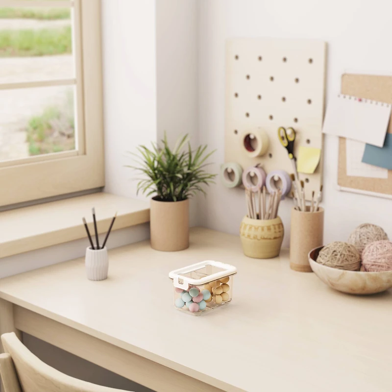 Ezy Storage Tall -Compartment Storage Box