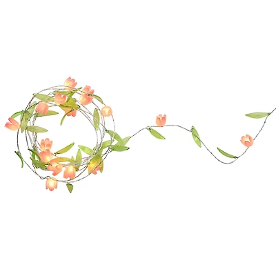 18ct. Pink Flowers LED String Lights by Ashland®