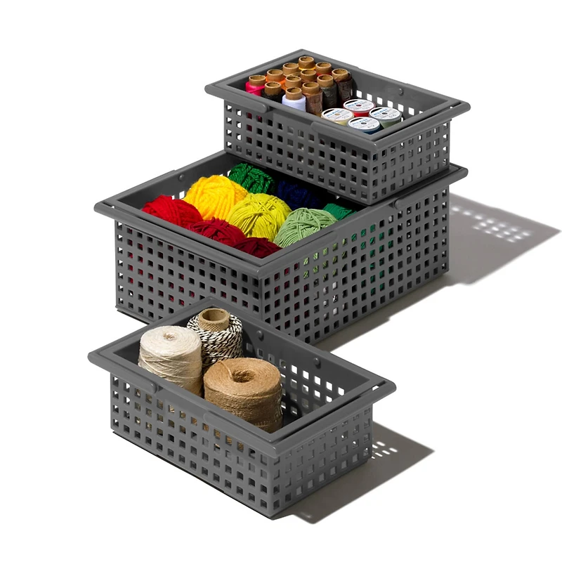 Like-it Small Gray Stacking Tote