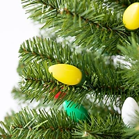 4ft. Pre-Lit Lakewood Spruce Artifical Christmas Tree, C7 Multicolor LED Lights by Ashland®