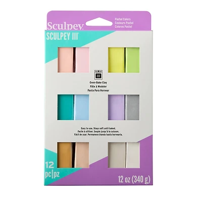 Sculpey III® Pastel Multipack Oven Bake Clay