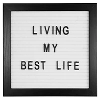6 Pack: 8" x 8" White Felt Letter Board by Make Market®