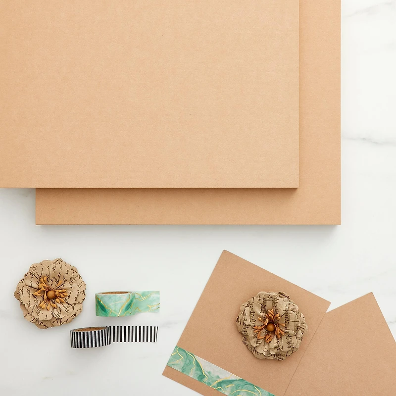 6 Packs: 100 ct. (600 total) Kraft 8.5" x 11" Cardstock Paper by Recollections™