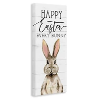 Stupell Industries Happy Easter Every Bunny Canvas Wall Art