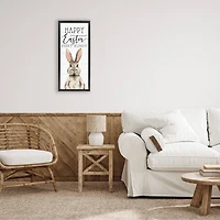 Stupell Industries Happy Easter Every Bunny Floating Frame Wall Art
