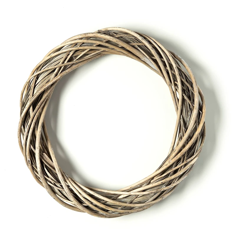 6 Pack: 18" Gray Rattan Wreath by Ashland®