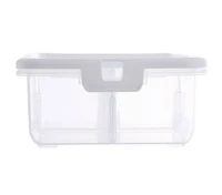Ezy Storage Short 4-Compartment Storage Box