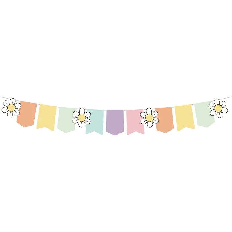 Class Rules! Banner & Flower Paper Garland Kit by B2C™