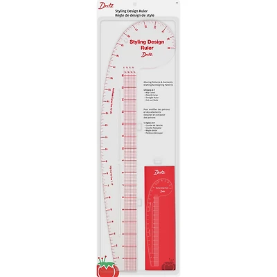 Dritz® Clear Curved & Straight Edge Styling Design Ruler