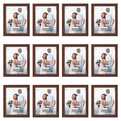 12 Pack: Flat Espresso Frame