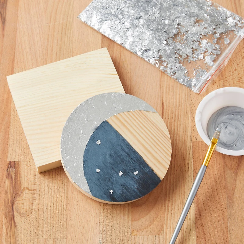 5" Wood Circle Plaque by Make Market®