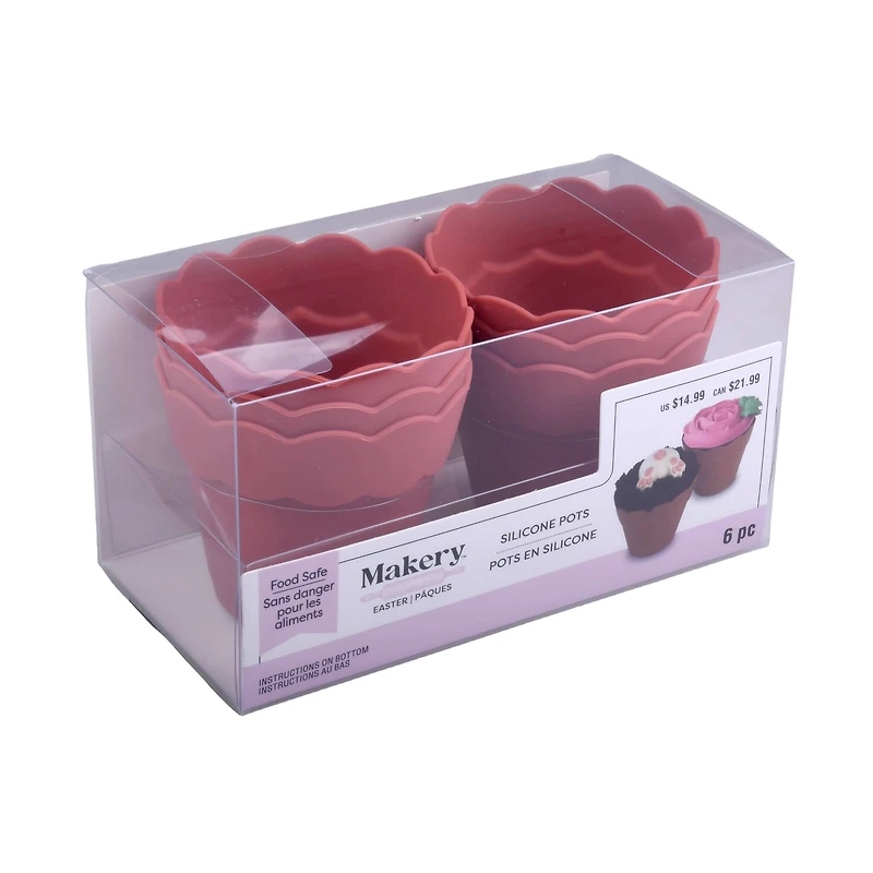 Silicone Pots, 6ct. by Makery™