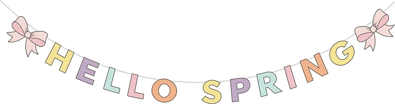 Class Rules! Hello Spring Paper Garland by B2C™