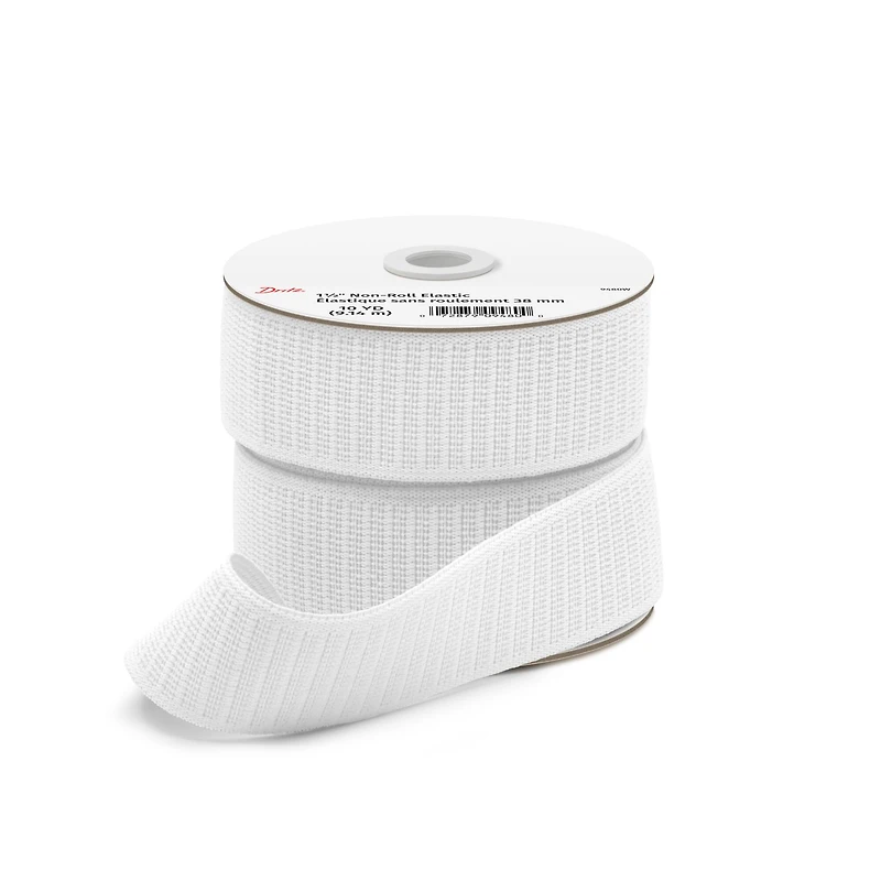 Dritz® 1.5" White Non-Roll Elastic