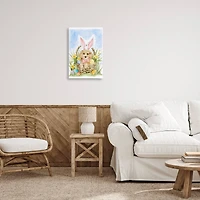 Stupell Industries Spring Easter Puppy Canvas Wall Art